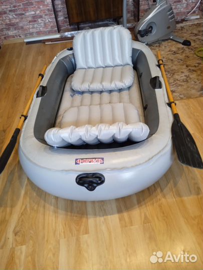 Лодка надувная двухместная