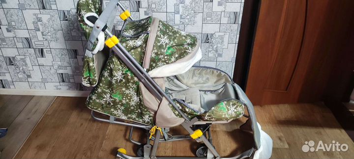 Детские санки коляска бу
