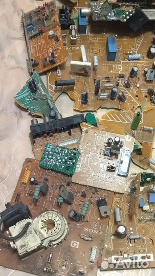 Платы с бытовой радиоаппаратуры