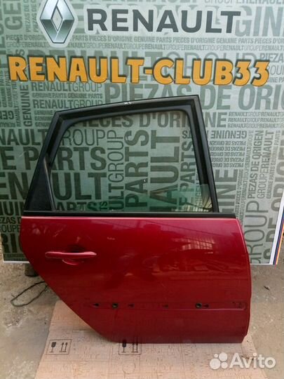 Дверь задняя правая Рено Сценик 2