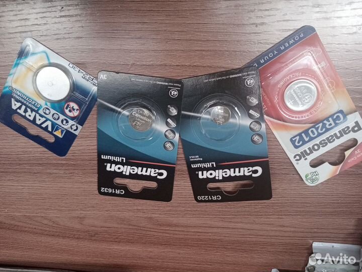 Батарейки. Часовые и в автопульты