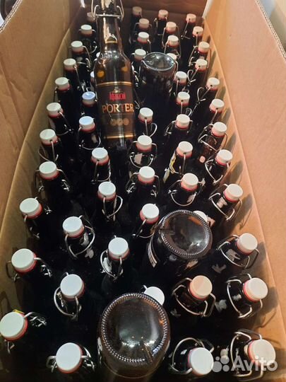 Бутылка с бугельной пробкой