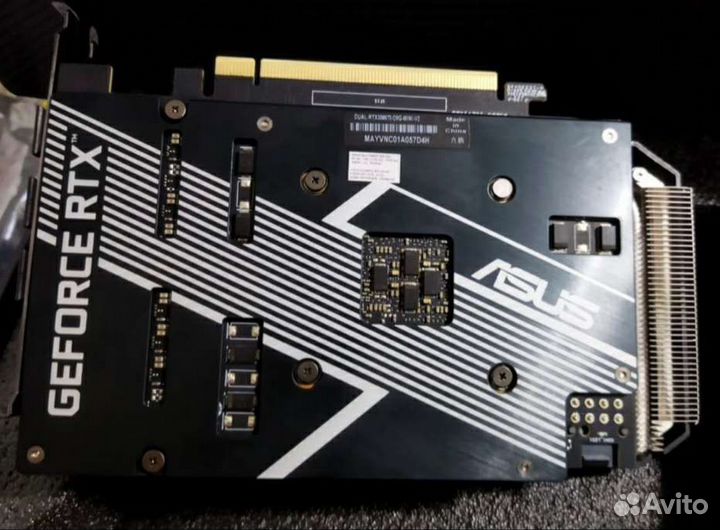 Видеокарта Asus dual GeForce RTX 3060 Ti V2 mini
