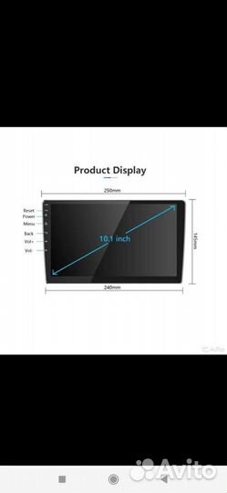 Магнитола Android 10 дюймов(4+64гб)