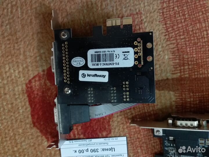 Контроллер PCI-E Espada FG-EMT03C-1-BU01 (OEM)