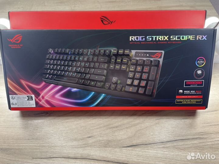 Игровая клавиатура asus ROG Strix Scope RX