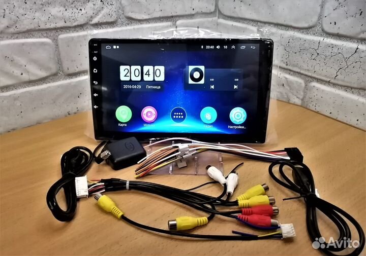 Автомагнитола на андроиде 2гб/32гб 9 дюймов