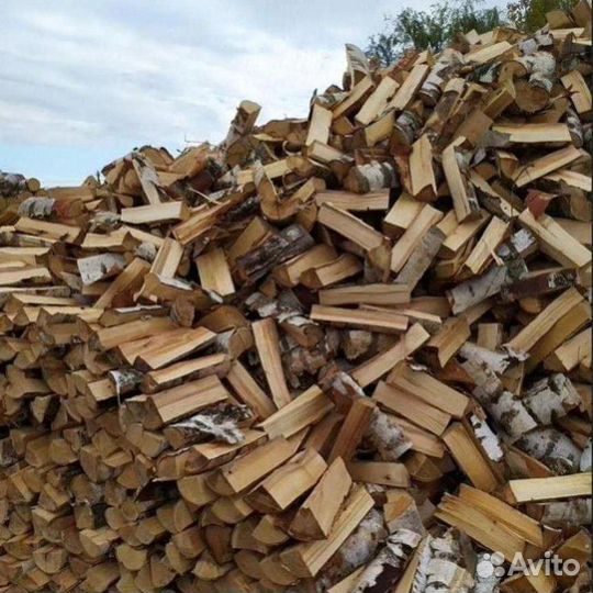 Дрова береза колотая сухая