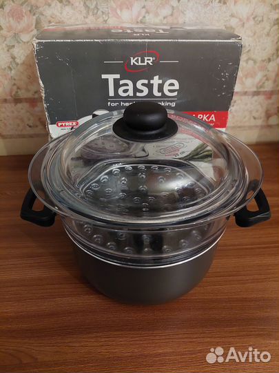 Кастрюля – пароварка + крышка + дуршлаг