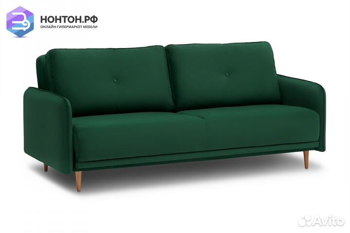 Диван книжка Эстет изумрудный