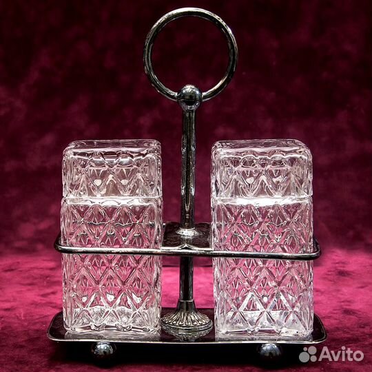 Набор для специй sheffield Англия 50-е годы ххвека