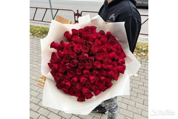 Роза одноголовая букет опт