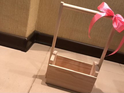 Контейнер деревянный для подарка или хранения