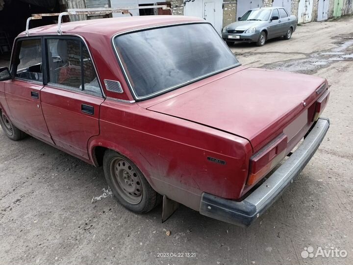 ВАЗ 2107 1.5 МТ, 1996, 150 000 км