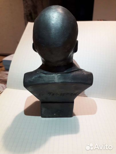Бюст В.И.Ленина 1960-1980 год / Силумин