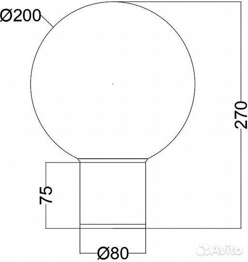 Светильник на штанге Maytoni Bold O598WL-01GR1