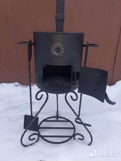 Печь дровяная под казан