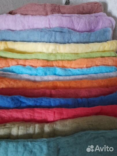 Вата окрашенная. Хлопок