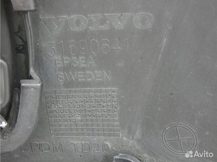 Volvo XC-90 2015-2021 бампер передний