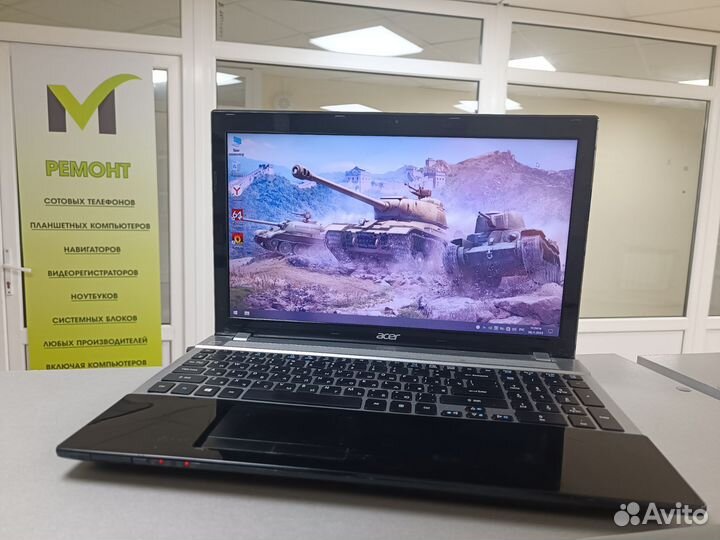 Мощный Acer V3 571g i3/8gb/gt630m/SSD 256gb/hdd500
