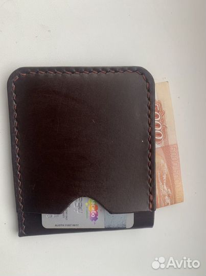 Картхолдер из натуральной кожи