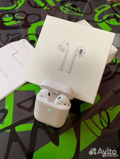 Airpods 2 SKR Чип обновлен 2023г tomos G0 гарантия