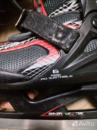 Коньки хоккейные детские раздвижные 26-31