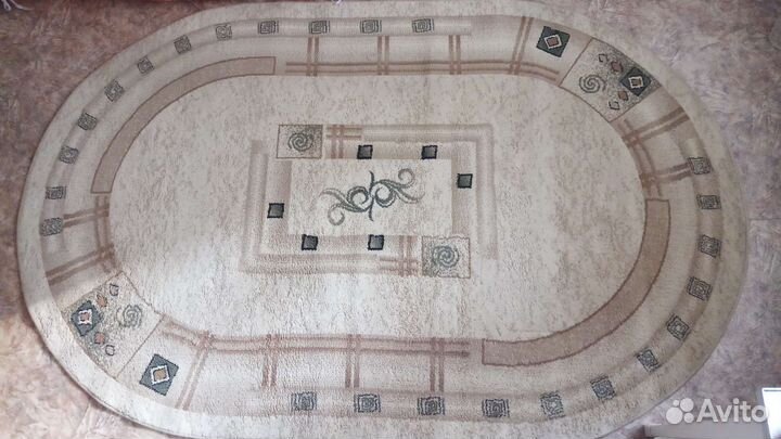 Ковер овальный бу