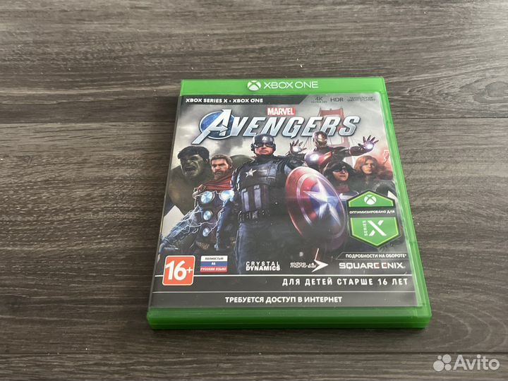 Диск Marvel avengers xbox
