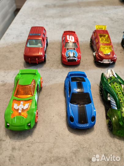 Машинки Hot wheels 10шт