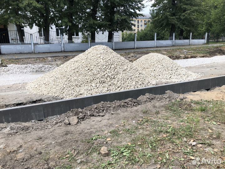 Щебень отсев гравий песок