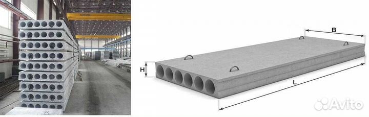 Плита 7пб38-12-12 вес 1,13 т