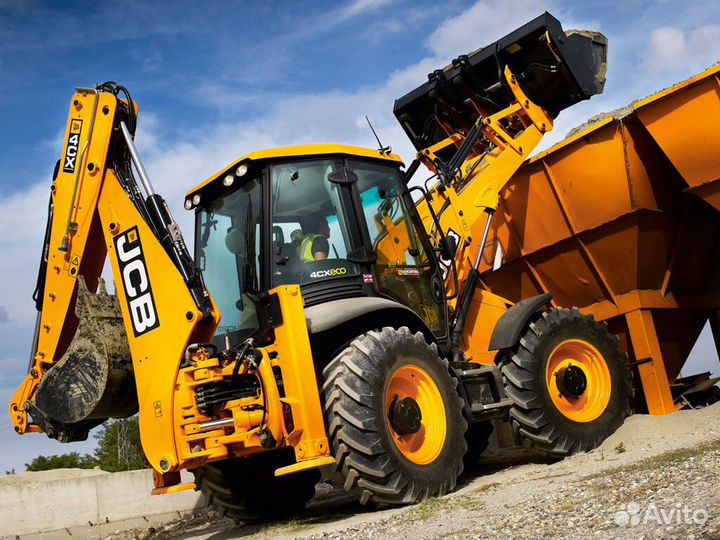 Услуги экскаватора погрузчика JCB 3CX