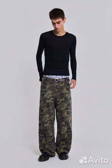 Лонгслив Jaded London Black Mist