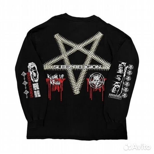 Sosmula merch sleez religion cover long sleeve