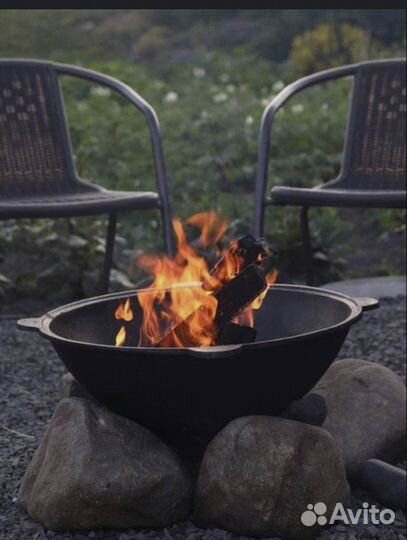 Казан чугунный с крышкой