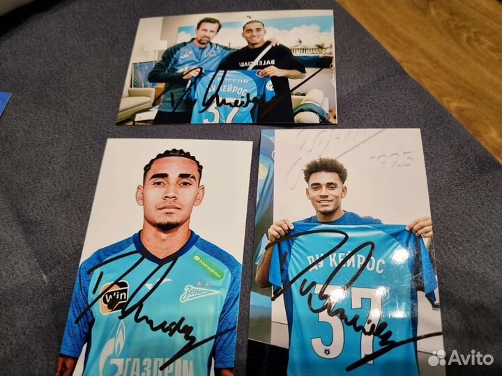 Автографы Ду Кейрос Фк Зенит
