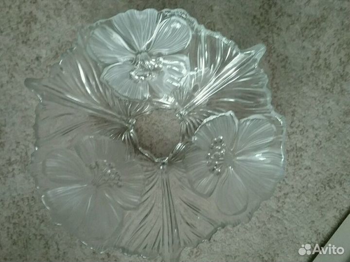 Хрустальное блюдо
