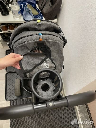 Велосипед трехколесный с ручкой Berger