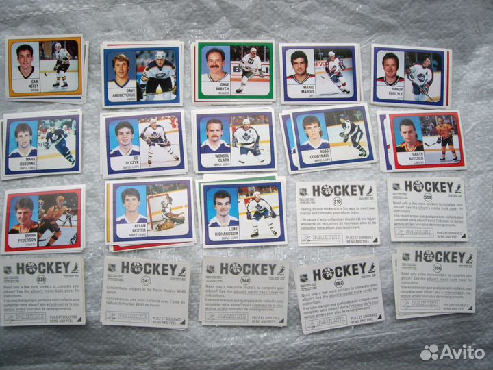 Panini NHL нхл сезон 1988/89 стикерсы наклейки