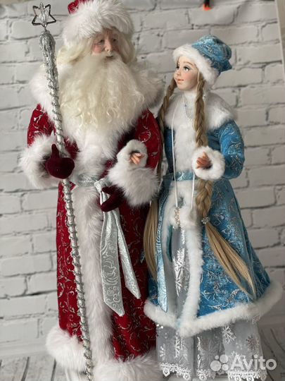 Дед мороз, кукла интерьерная, авторская ручная раб