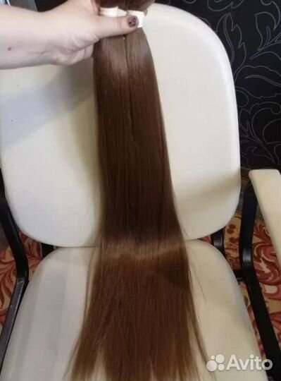 Волосы для наращивания биопротеин коричневый