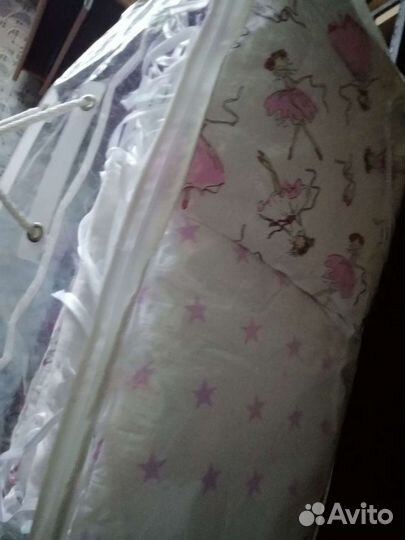 Бортики в кроватку балерина