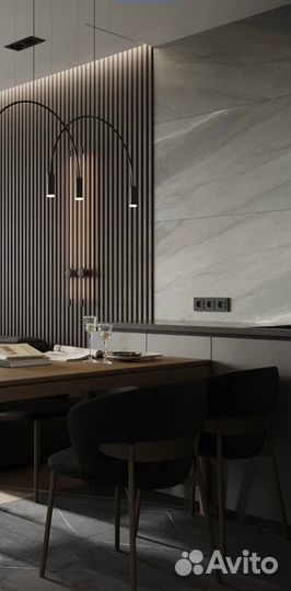 Кухня серая на заказ