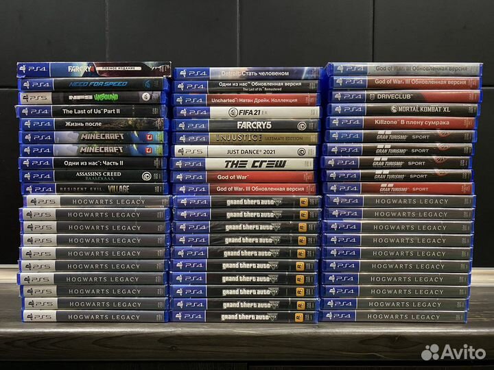 Диски на sony playstation 4 и 5