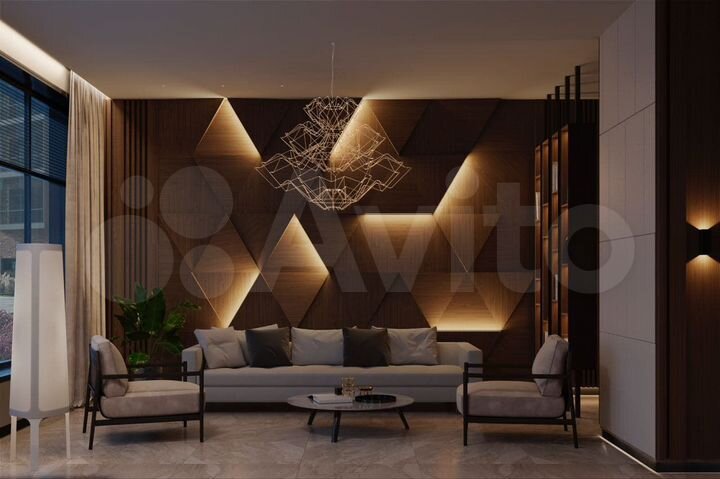 2-к. квартира, 76,8 м², 6/6 эт.