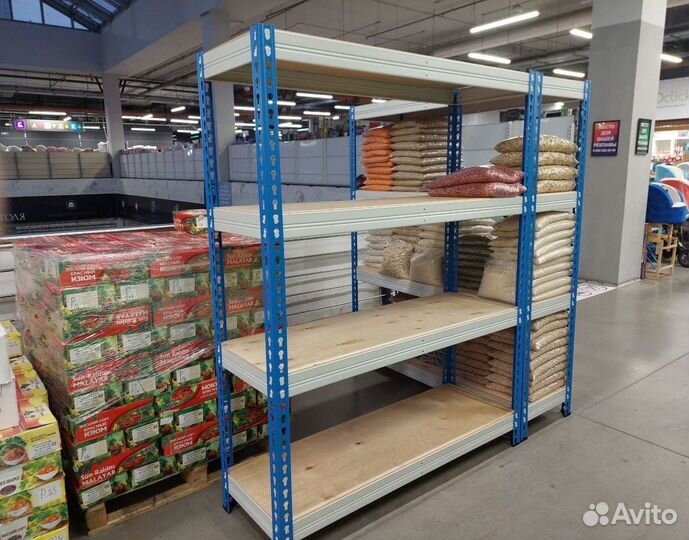 Стеллажи металлические для склада