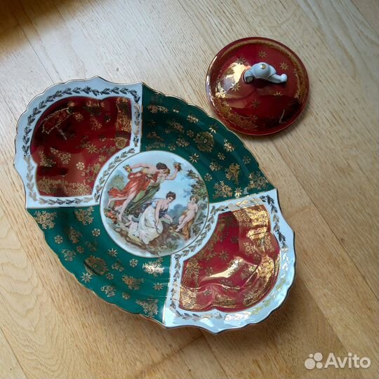 Сервиз блюдо крышка Мадонна Светофор Германия