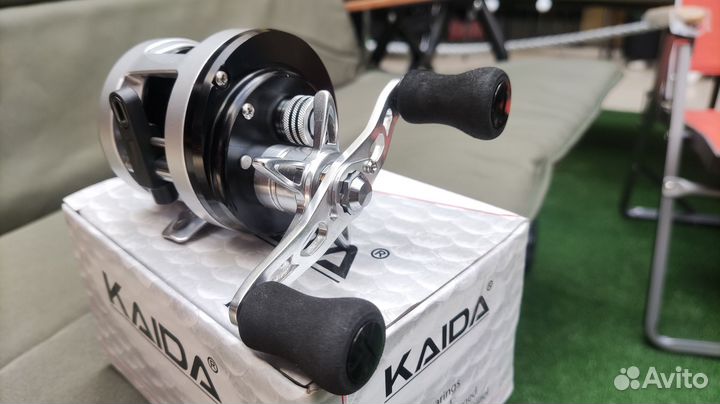 Катушка для троллинга мультипликатор kaida HM201А