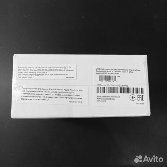 Беспроводные наушники apple airpods pro